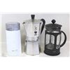 Image 2 : COFFEE GRINDER,TEA STEEPER AND BIALETTI ESPRESSO