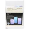 Image 1 : 3PACK VANILLA SCENT COLOUR CHANGING R/C CANDLES