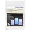 Image 1 : 3PACK VANILLA SCENT COLOUR CHANGING R/C CANDLES