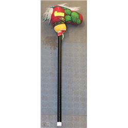 VINTAGE WOODEN PLAY HORSE