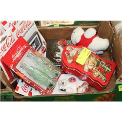 FLAT OF COCA-COLA ITEMS