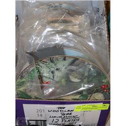 THE WOODLAND YEAR COLLECTOR PLATES LTD EDITIONS