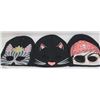 Image 1 : 3PACK HALLOWEEN GLOW IN THE DARK TOQUES
