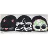 Image 1 : 3PACK HALLOWEEN GLOW IN THE DARK TOQUES