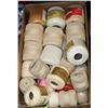 Image 1 : BOX OF VARIOUS CROCHET THREADS