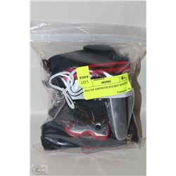 BAG OF ASSORTED POCKET KNIVES