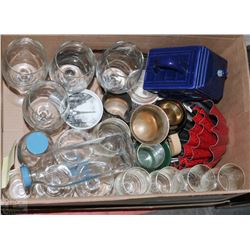 BOX OF WINE GLASSES, TARTUS MUG, AND MORE!