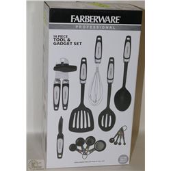 NEW FARBERWARE 14PC KITCHEN TOOL & GADGET SET