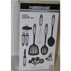 NEW FARBERWARE 14PC KITCHEN TOOL & GADGET SET
