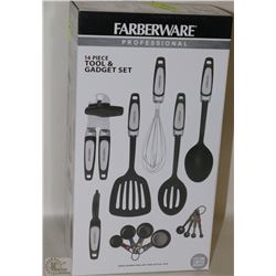 NEW FARBERWARE 14PC KITCHEN TOOL & GADGET SET