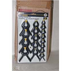 CASE OF FOUR 17PC SPRING CLAMP SETS