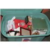 Image 1 : LARGE BIN OF XMAS DECORATIONS