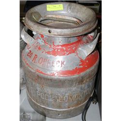 LARGE VINTAGE STEEL MILK CAN
