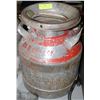 Image 1 : LARGE VINTAGE STEEL MILK CAN