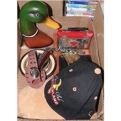 BOX W/VINTAGE SWISS ARMY KNIFE IN