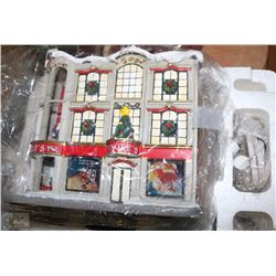 COCA COLA  CHRISTMAS VILLAGE LIGHT UP "JINGLES