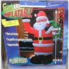 Image 1 : GIANT AIRBLOWN INFLATABLE SANTA 8' TALL WITH