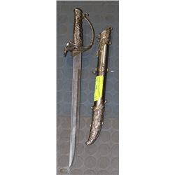 STAINLESS STEEL SHORT SWORD IN BRUSHED