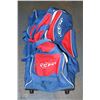 Image 1 : CCM BLUE & RED ROLLING HOCKEY BAG