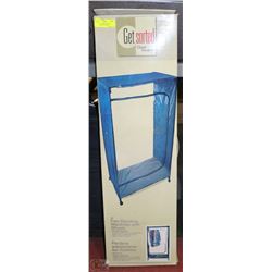 NEW 36" FREE STANDING WARDROBE WITH WHEELS