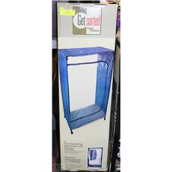 NEW 36" FREE STANDING WARDROBE WITH WHEELS