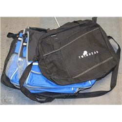 LOT OF 10 NEW SIDE CARRYING BOOK BAGS