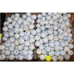 TWO FLATS 280+ GOLF BALLS