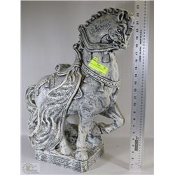 HORSE STATUE PORCELAIN 23"