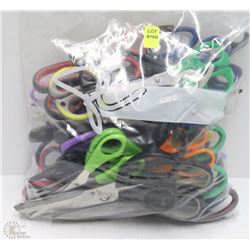 BAG OF ASSORTED SCISSORS