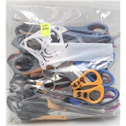 BAG OF ASSORTED SCISSORS