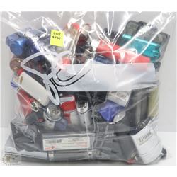 BAG OF ASSORTED LIGHTERS
