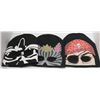 Image 1 : 3 PACK OF GLOW IN THE DARK HALLOWEEN TOQUES