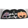 Image 1 : 3 PACK OF GLOW IN THE DARK HALLOWEEN TOQUES