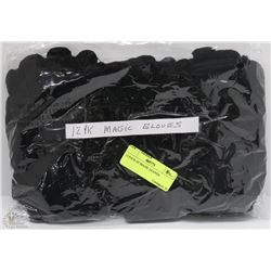 12 PACK OF MAGIC GLOVES