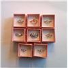 Image 1 : LOT OF 8 LADIES FASHION RINGS