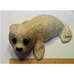 VINTAGE HARP SEAL PUP SCULPTURE