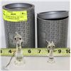 Image 1 : SWAROVSKI CRYSTAL 2PC TALL CATS IN ORIGINAL BOXES