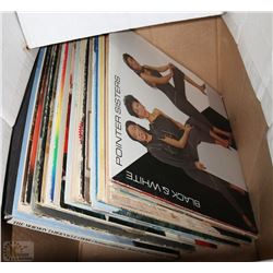 2 BOX OF LP'S INCL. POINTER SISTERS,GRATEFUL DEAD