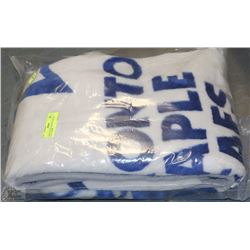 LARGE PLUSH TORONTO MAPLE LEAF THROW