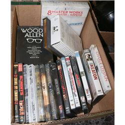 BOX W/WOODY ALLEN, ALFRED HITCHCOCK,