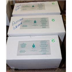 PARTYLITE WREATH TRIO