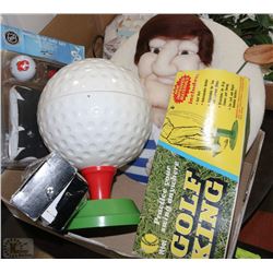 ASSORTMENT OF 4 GOLF ITEMS ICE BUCKET /GOLF GIFT
