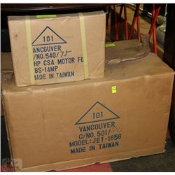 BRAND NEW IN BOX DRILL PRESS AND 1/2 HP MOTOR