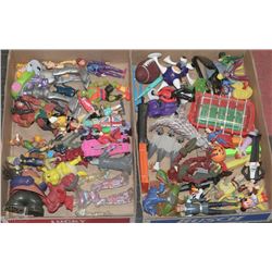 2 FLATS OF TOYS INCL DISNEY, MARVEL,PIXAR