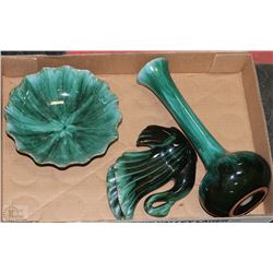 3 PCS OF BLUE MOUNTAIN POTTERY