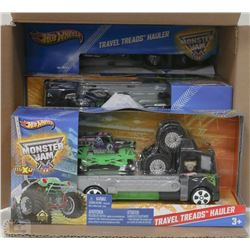CASE OF 6 HOTWHEELS MONSTER JAM SETS