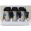 Image 1 : CASE OF 6 STAINLESS STEEL INSULATED TRAVEL MUGS