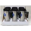 Image 1 : CASE OF 6 STAINLESS STEEL INSULATED TRAVEL MUGS