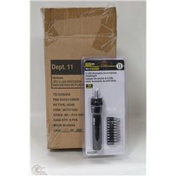 CASE OF SIX LED PRECISION SCREWDRIVER FLASHLIGHT