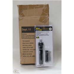 CASE OF SIX LED PRECISION SCREWDRIVER FLASHLIGHT